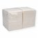 White cocktail napkins, 24 &times; 24 cm, 2-ply, 1/4-fold 