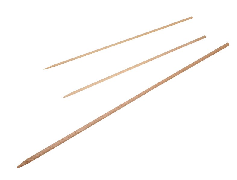 Barbecue torch skewers birch 300mm barbecue skewers 200 pieces in a bag 