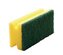 Scouring pad large yellow/green 7x15cm pack of 10 