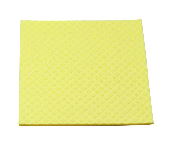 Sponge cloth yellow 18x20cm pack of 10 