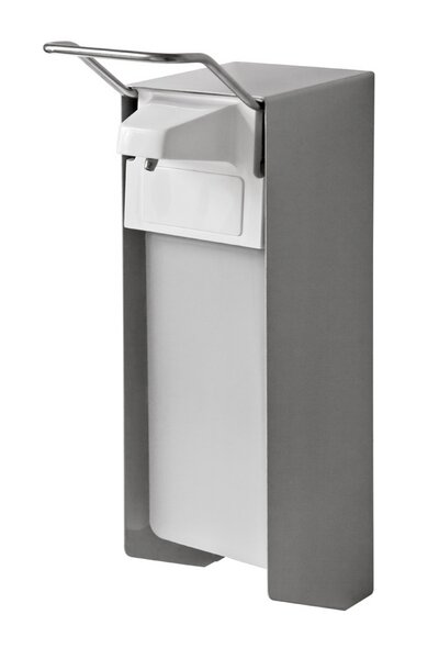 Disinfectant and soap dispenser for 500 ml with stainless steel pump 