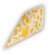 Lace bags "Zoo" yellow 19cm/125g 