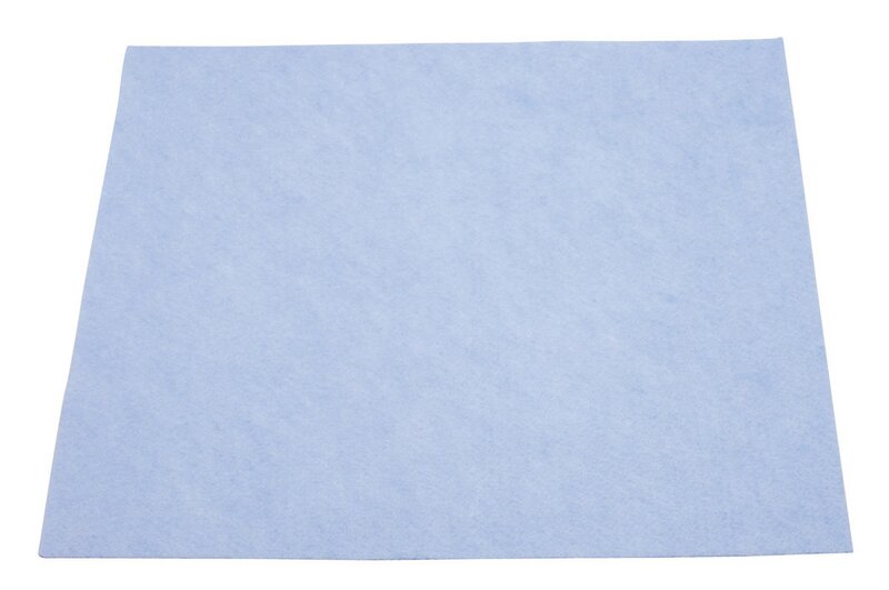 Non-woven wipes 38x38cm all-purpose wipes blue 110g pack of 10 