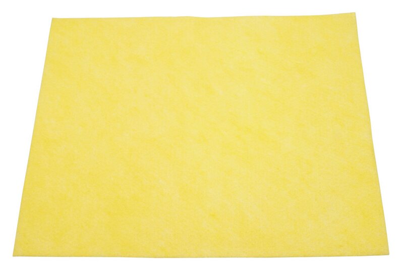 Vliest&uuml;cher gelb 38x38cm gelb 110g 10er Pack 