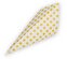 Lace bags "Stars" yellow 21cm/200g 