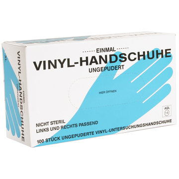 Einmalhandschuhe Vinyl weiß