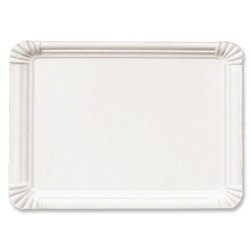 Paper plate fresh fiber 16x20cm uncoated