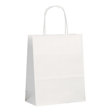 White paper bags with paper cord