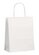 Paper carrier bags white 18+8x22cm unprinted with paper cord 