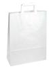 Produktbild Papiertragetaschen wei&szlig; 32+12x40cm