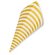 Lace bags "Stripes" yellow 21cm/200g 