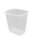 Feinkostbecher eckig PP mit Deckel klar 500ml 