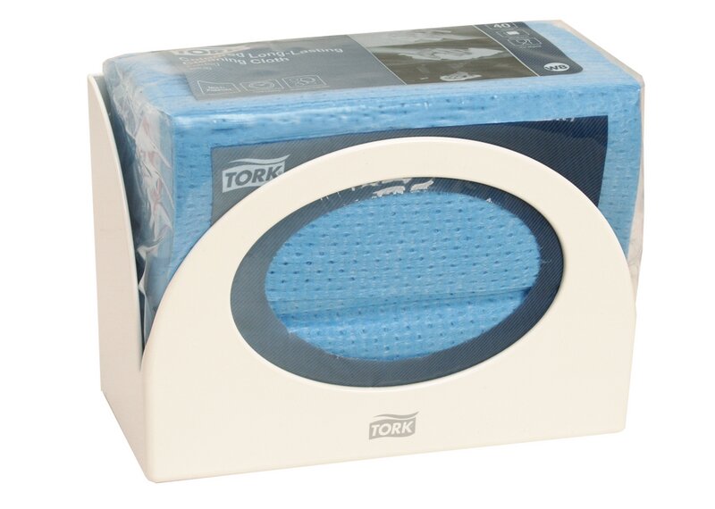 TORK langlebige Reinigungstücher blau 8x40 Tücher, 38,5x30cm 