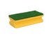 Scouring pad large yellow/green 7x15cm pack of 10 