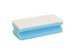 Non-woven sponge with grip strip blue/white scratch-free 7x15cm pack of 10 
