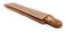 Faltenbeutel Baguette braun 12+5x45cm 