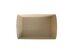 Corrugated cardboard fruit bowl brown Kraft 130x90x50mm 
