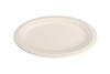 Produktbild Bagasse-Teller wei&szlig; oval 263x199x20mm