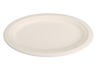 Produktbild Bagasse-Teller wei&szlig; oval 318x255x22mm