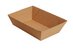 Corrugated cardboard fruit bowl brown Kraft 130x90x50mm 