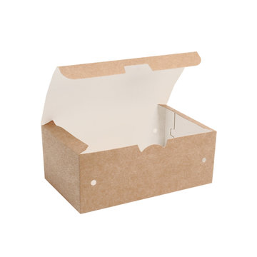 Finger food box brown