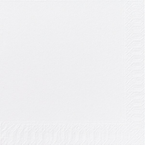 Napkins DUNI white 1/4-fold 33x33cm 