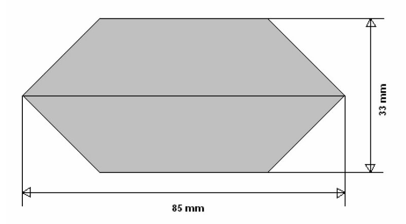 Cellophane bottom bag 85x145mm 