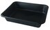 Menüschale PP 1-fach schwarz tief 1200ccm 225x175x45mm 