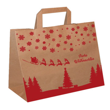 Papiertragetaschen "Frohe Weihnachten"