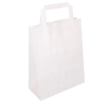 White paper bags with paper cord