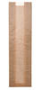 Produktbild Bio Sichtstreifenbeutel f&uuml;r Baguette mit Pergaminfenster 12+6x44cm