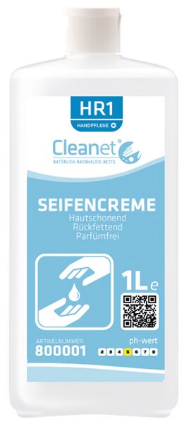 Handseife 1l (Euro-Kartusche) Seifencreme Cleanet HR1 