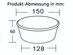 Salad Bowl brown PLA round 150mm 750ml/26oz 