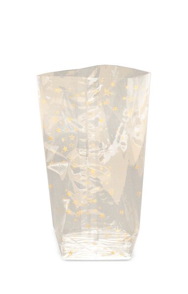 Bottom bag cellophane "Gold stars" 115x190mm 