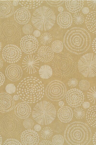 Geschenkpapier Kreise weiß 70cm x 50m 