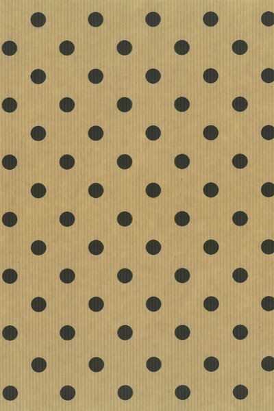 Geschenkpapier Punkte schwarz 70cm x 50m 