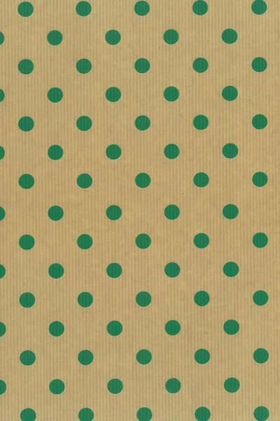 Geschenkpapier Punkte grün 70cm x 50m 