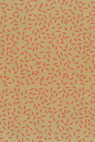 Geschenkpapier Blätter rot 70cmx50m 3cm Kerndurchmesser 