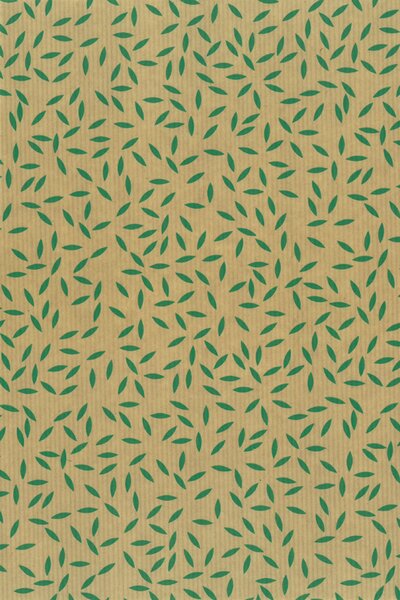 Geschenkpapier Blätter grün 70cm x 50m 