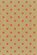 Wrapping paper brown dots red 70cm x 100m 
