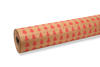 Produktbild Weihnachtspapier Tannenbaum rot 70cm x 200m