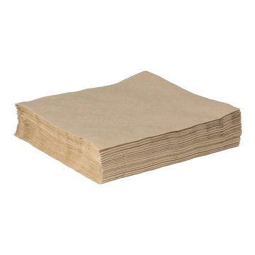 Embossed napkins natural brown
