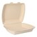Organic menu boxes bagasse natural undivided HP4 