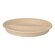 Organic menu plate round bagasse natural 2-section &Oslash; 21.5 x 2.5 cm 