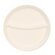 Bagasse dinner plate round white 2-section &Oslash; 21.5 x 2.5 cm 