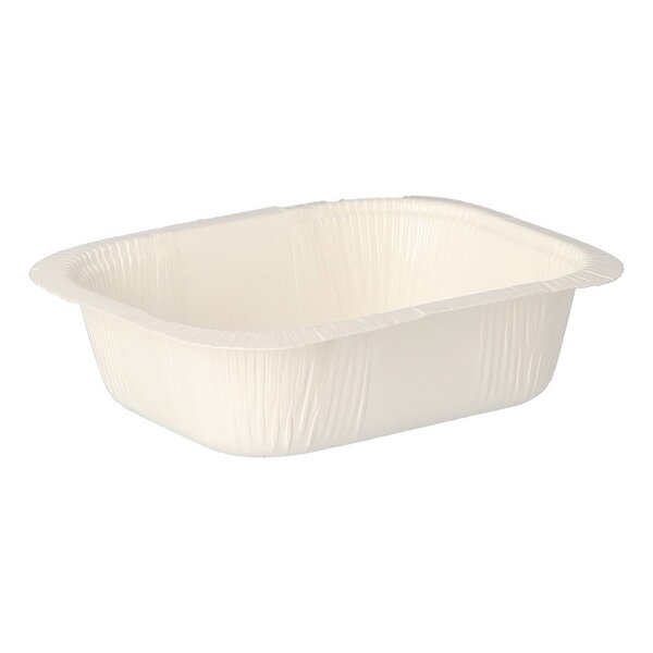 Sealing tray made of hard paper 290ml C-PET coated 