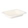 Organic meal tray Bagasse 614 800ml white undivided 233x182x40mm 