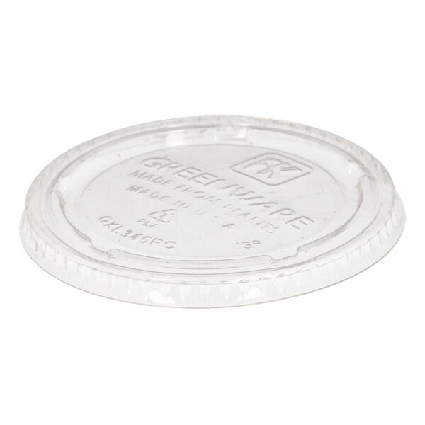 PLA lid for PLA dressing cups round 80ml/100ml 