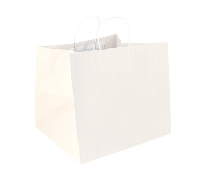 Paper carrier bags 36.5x33x32cm with twisted cord 