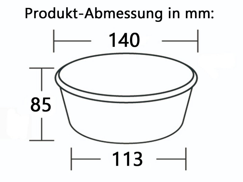Brown Cardboard Meal Container, 700 ml &ndash; FSC&reg; Mix Credit 